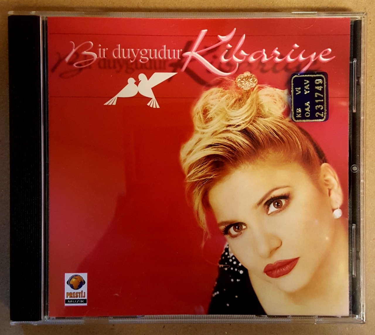 KİBARİYE - BİR DUYGUDUR (1998) - CD ESKİ LACİVERT BANDROL JELATİNİ AÇILMIŞ SIFIR GİBİ 2.EL