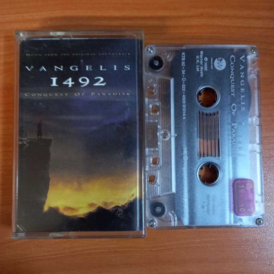 VANGELIS - 1492 / CONQUEST OF PARADISE (1992) - KASET 2.EL