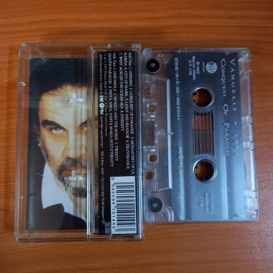 VANGELIS - 1492 / CONQUEST OF PARADISE (1992) - KASET 2.EL
