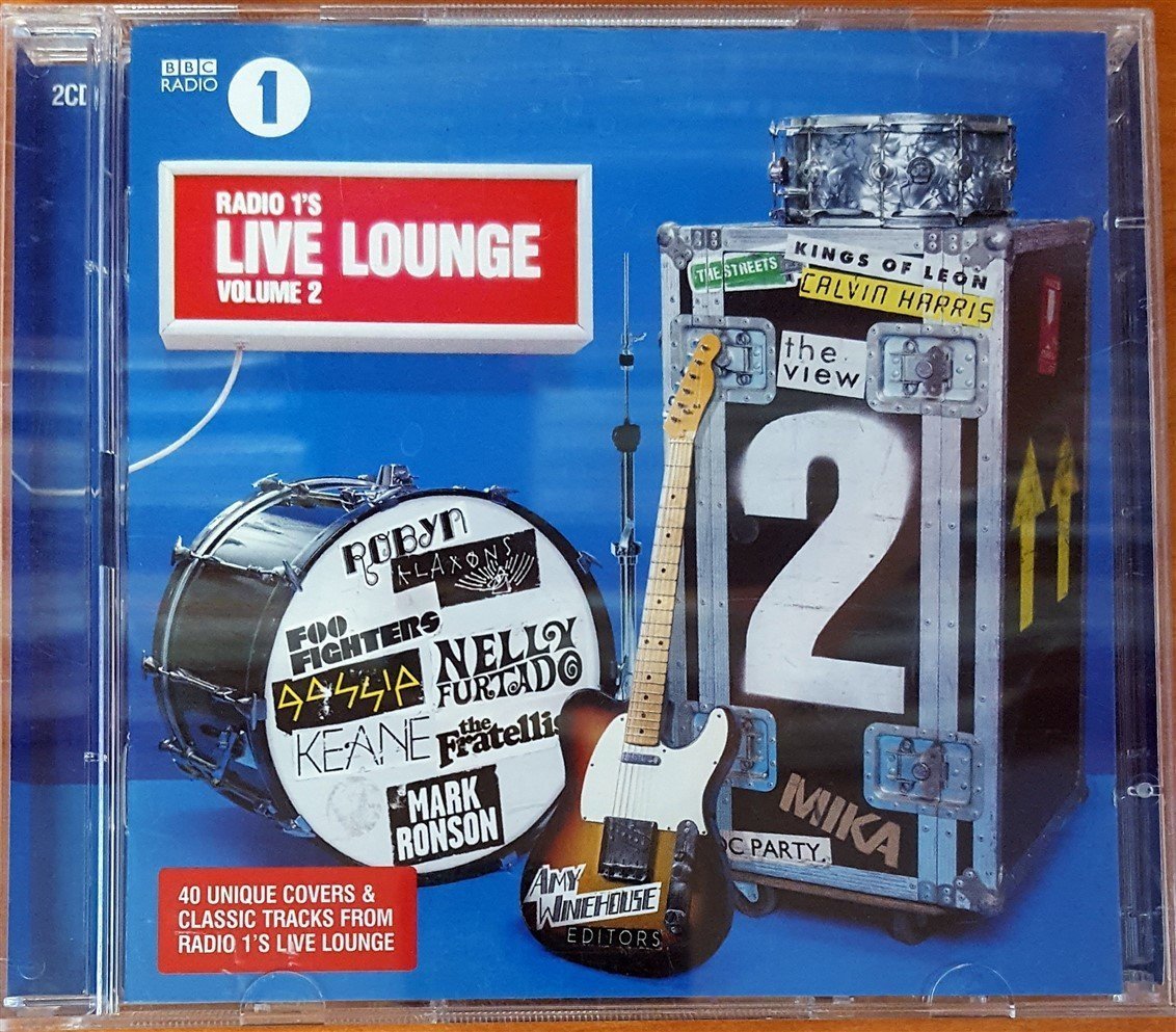 RADIO 1'S LIVE LOUNGE VOLUME 2 / KINGS OF LEON KEANE COLDPLAY MIKA FOO FIGHTERS ELBOW (2007) 2CD 2.EL