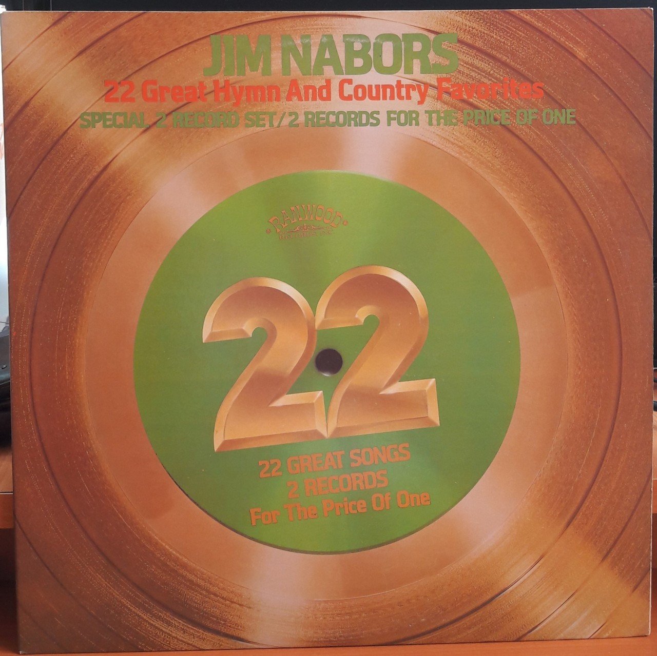 JIM NABORS - 22 GREAT HYMN AND COUNTRY FAVORITES - 2PLAK 2.EL