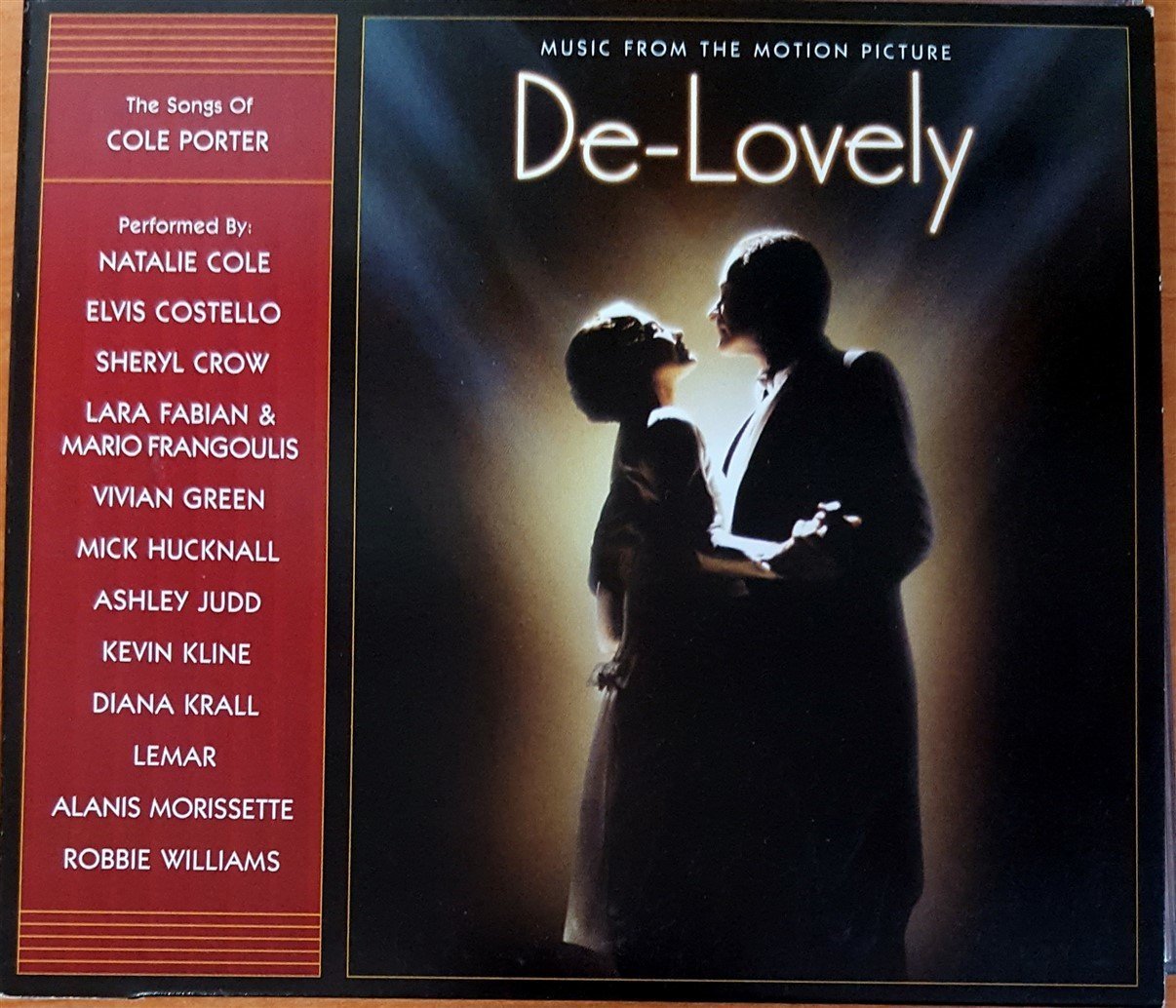 DE-LOVELY / THE SONGS OF COLE PORTER PERFORMED BY NATALIE COLE ELVIS COSTELLO SHERYL CROW LEMAR DIANA KRALL (2004) CD 2.EL