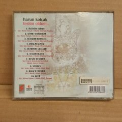 HARUN KOLÇAK - TESLİM OLDUM (1998) - CD SARI PLASTİK BANDROL 2.EL