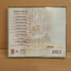 HARUN KOLÇAK - TESLİM OLDUM (1998) - CD SARI PLASTİK BANDROL 2.EL