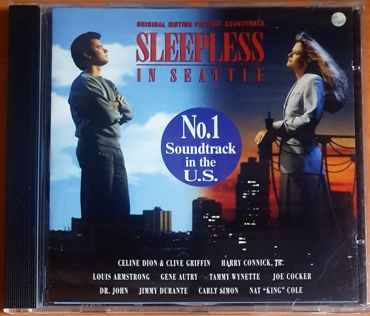 SLEEPLESS IN SEATTLE SOUNDTRACK / CELINE DION, LOUIS ARMSTRONG, JOE COCKER, DR. JOHN, CARLY SIMON, NAT KING COLE (1993) - CD 2.EL