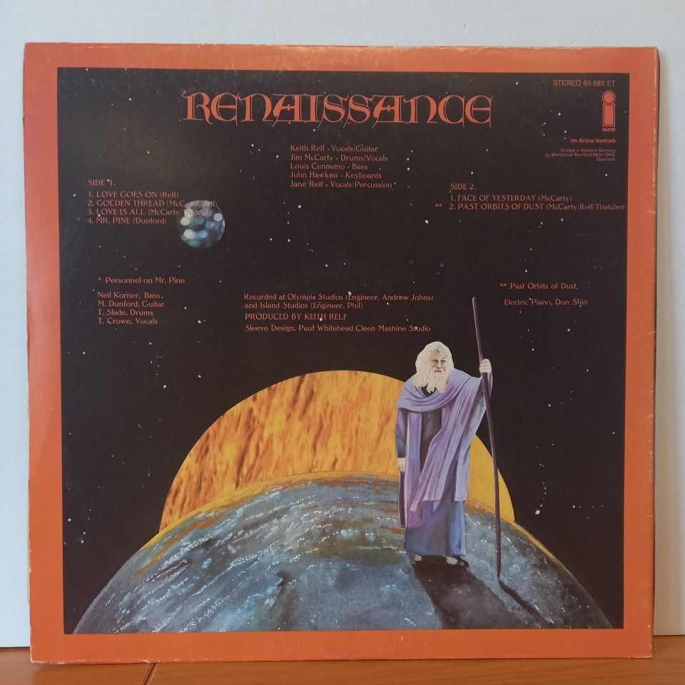 RENAISSANCE – ILLUSION (1982) - LP 2.EL PLAK