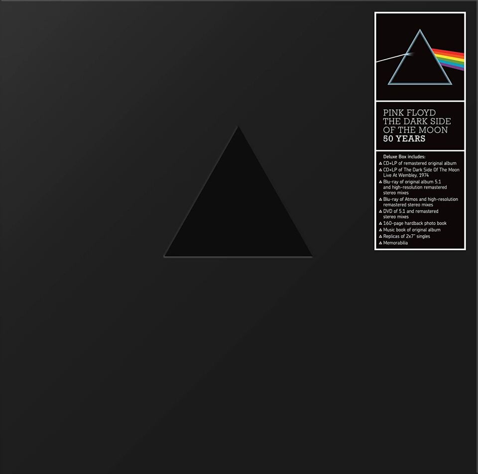 PINK FLOYD - DARK SIDE OF THE MOON 50TH ANNIVERSARY EDITION BOX - 2LP 2CD 2BLU-RAY AUDIO , 1DVD AUDIO , 2x7'' 45RPM SINGLE SIFIR PLAK