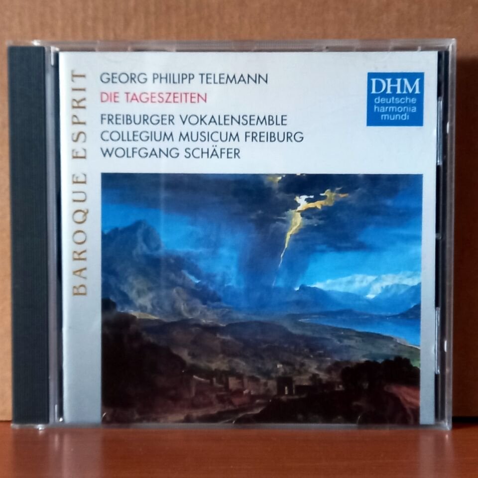 GEORG PHILIPP TELEMANN: DIE TAGESZEITEN / FREIBURGER VOKALENSEMBLE, COLLEGIUM MUSICUM FREIBURG, WOLFGANG SCHAFER (1995) - CD 2.EL