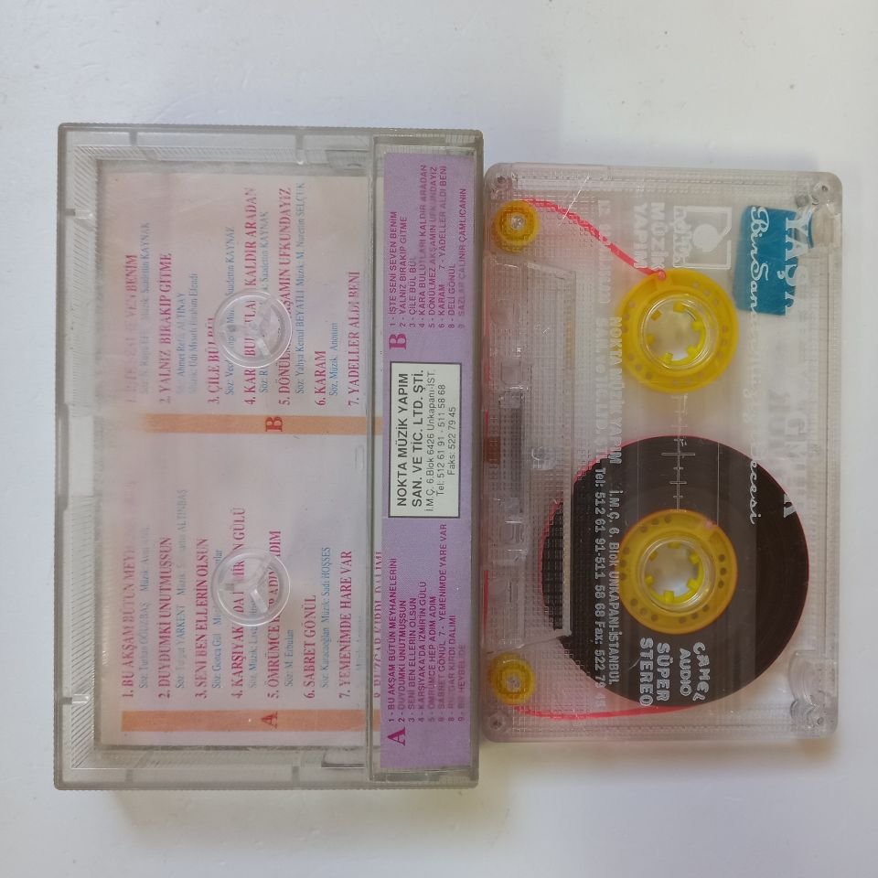 YAŞAR YAĞMUR - BİR SANAT MÜZİĞİ GECESİ (1993) - KASET 2.EL