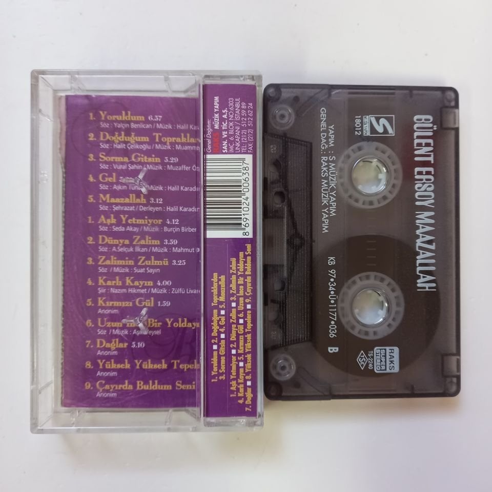 BÜLENT ERSOY - MAAZALLAH (1997) - KASET 2.EL