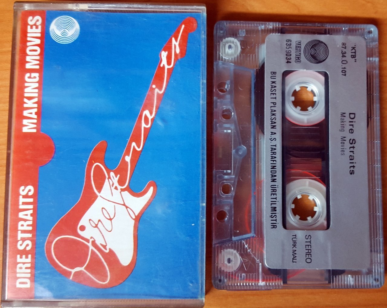 DIRE STRAITS - MAKING MOVIES (1987) PLAKSAN CASSETTE MADE IN TURKEY ''USED''