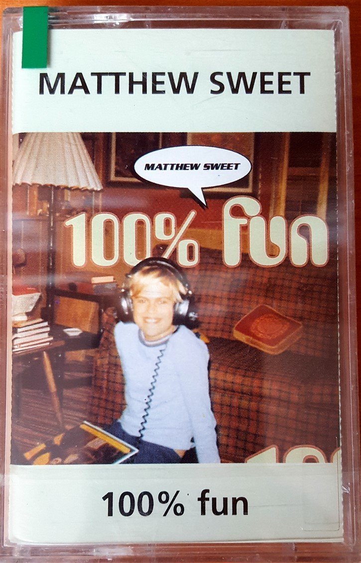 MATTHEW SWEET - 100 % FUN (1995) RAKS CASSETTE MADE IN TURKEY ''NEW''