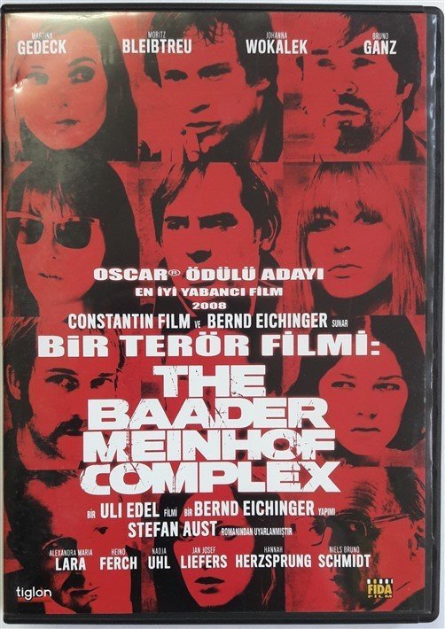 THE BAADER MEINHOF COMPLEX - MORITZ BLEIBTREU - BRUNO GANZ - ULI EDEL - DVD 2.EL