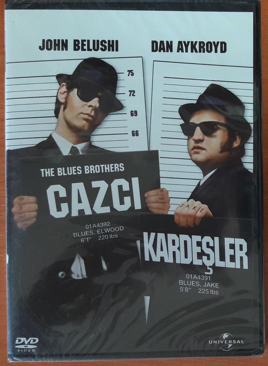 THE BLUES BROTHERS - CAZCI KARDEŞLER - JOHN BELUSHI - DAN AYKROYD - DVD 2.EL