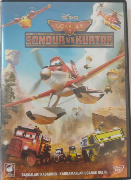 PLANES 2- FIRE & RESCUE - UÇAKLAR 2 SÖNDÜR VE KURTAR - DISNEY ANİMASYONU - DVD 2.EL