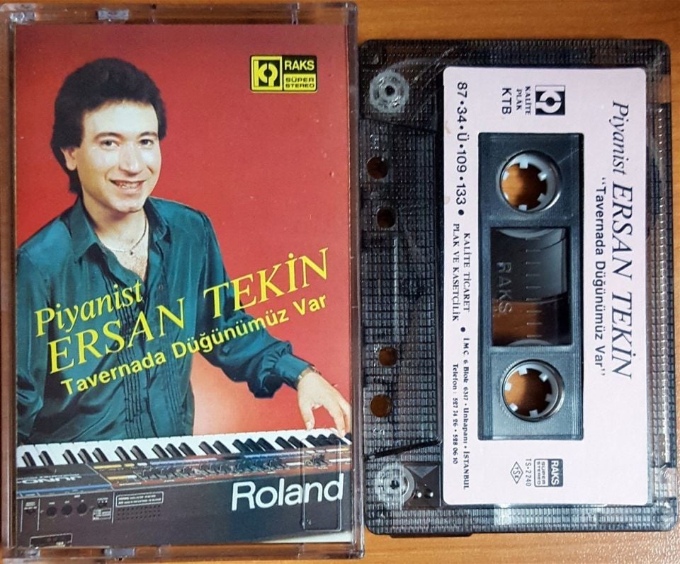 PİYANİST ERSAN TEKİN - TAVERNADA DÜĞÜNÜMÜZ VAR (1987) - KASET 2.EL
