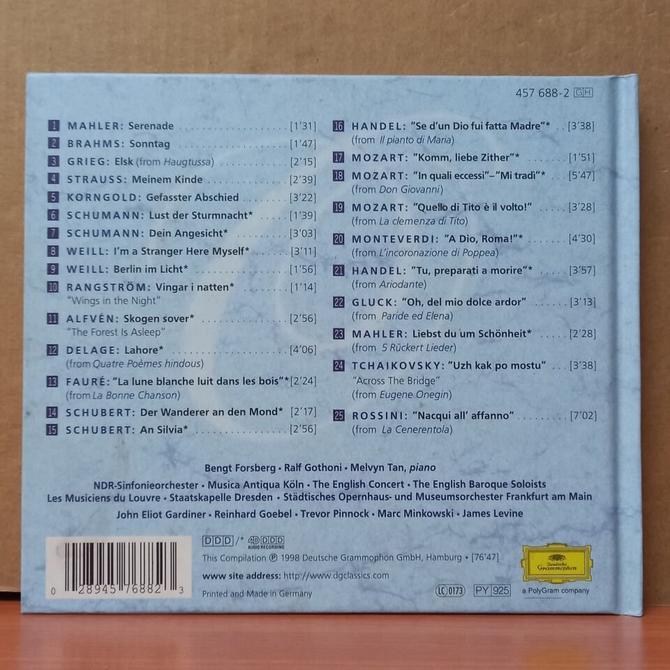 ANNE SOFIE VON OTTER - THE ARTIST'S ALBUM (1998) - CD 2.EL
