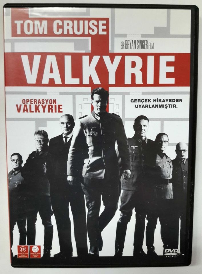 OPERASYON VALKYRIE - VALKYRIE - TOM CRUISE - KENNETH BRANAGH - BILL NIGHY - BRYAN SINGER - DVD 2.EL