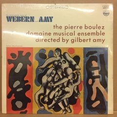 AVANT-GARDE MUSIC OF WEBERN AND AMY, THE PIERRE BOULEZ DOMAINE MUSICAL ENSEMBLE DÖNEM BASKISI SIFIR PLAK