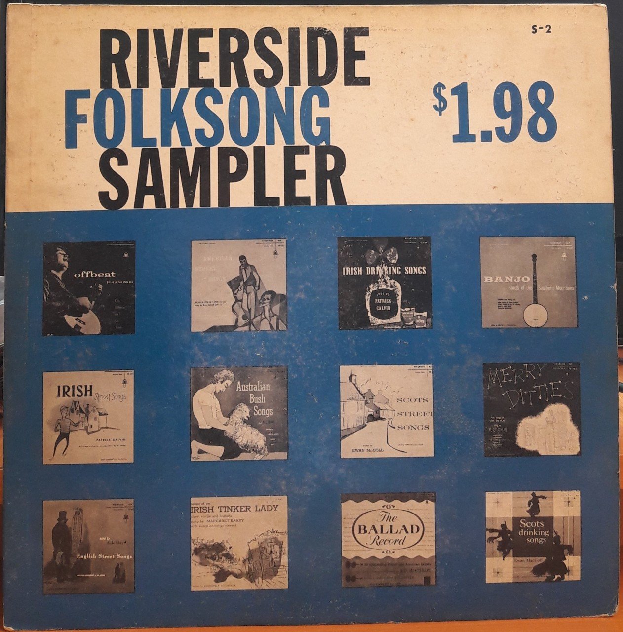 RIVERSIDE FOLKSONG SAMPLER - PLAK 2.EL