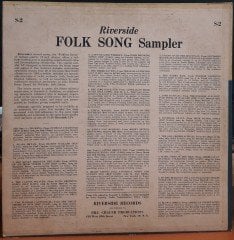 RIVERSIDE FOLKSONG SAMPLER - PLAK 2.EL