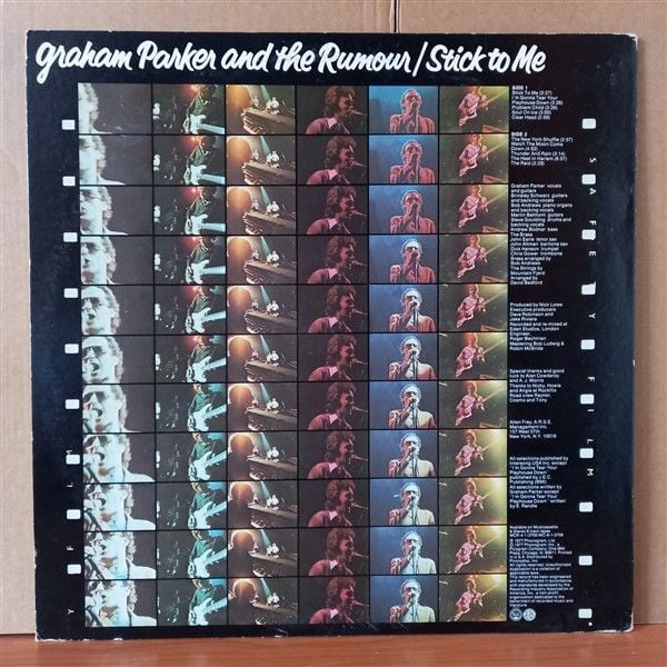 GRAHAM PARKER AND THE RUMOUR – STICK TO ME (1977) - LP 2. EL PLAK