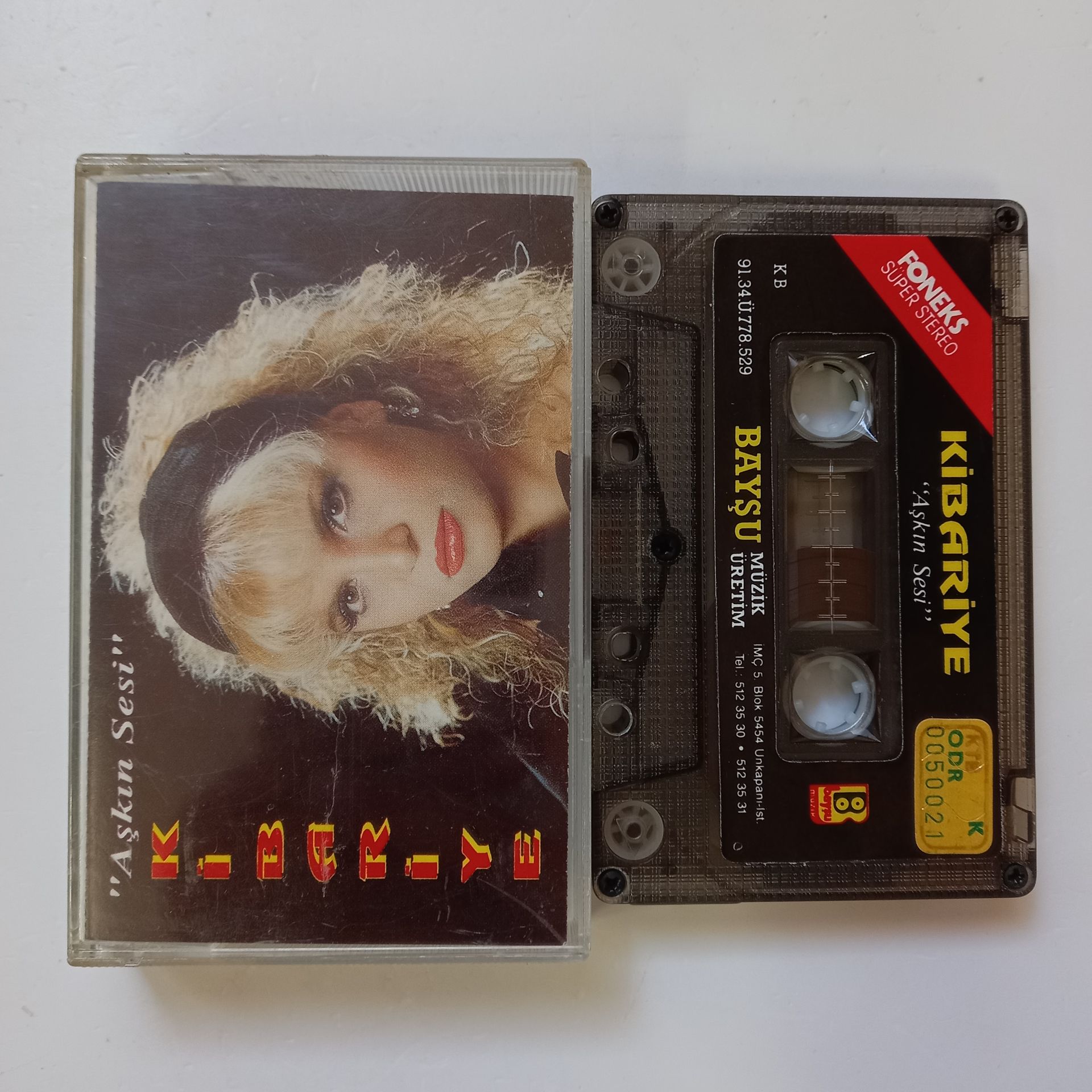 KİBARİYE - AŞKIN SESİ (1991) - KASET 2.EL