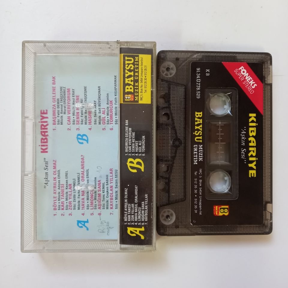 KİBARİYE - AŞKIN SESİ (1991) - KASET 2.EL