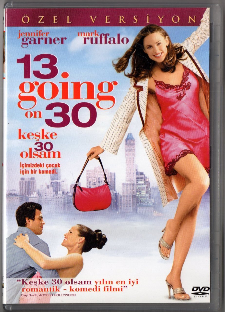 13 GOING ON 30 - KEŞKE 30 OLSAM - JENNIFER GARNER - MARK RUFFALO - DVD 2.EL