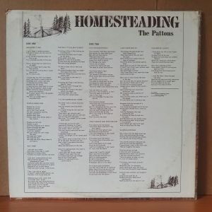 THE PATTONS - HOMESTEADING (1975) - LP 2.EL PLAK