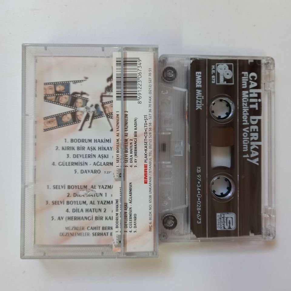 CAHİT BERKAY - FİLM MÜZİKLERİ VOLÜM 1 (1997) - KASET 2.EL
