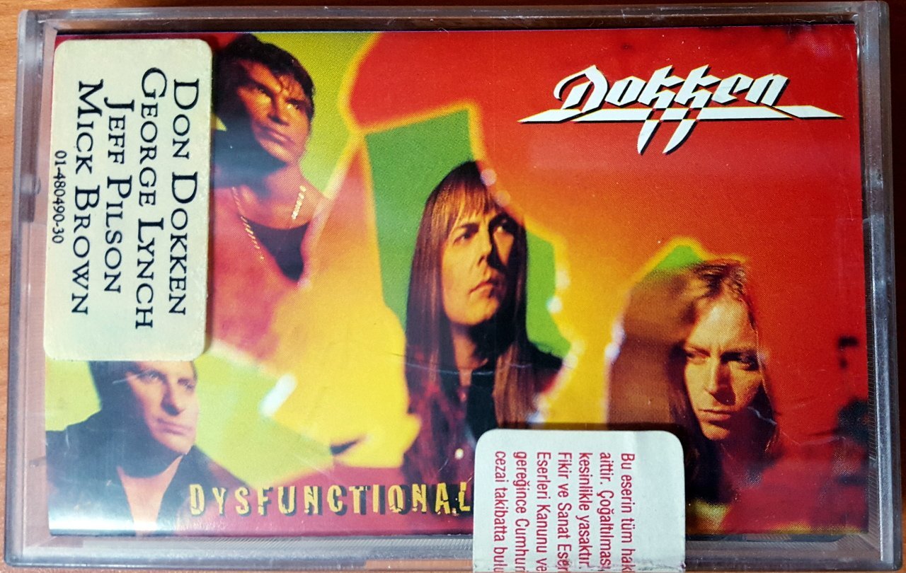DOKKEN - DYSFUNCTIONAL (1995) CASSETTE MADE IN EU ''USED''