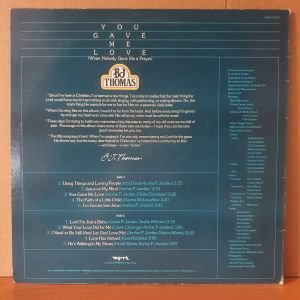 BJ THOMAS - YOU GAVE ME LOVE (1979) - LP 2.EL PLAK