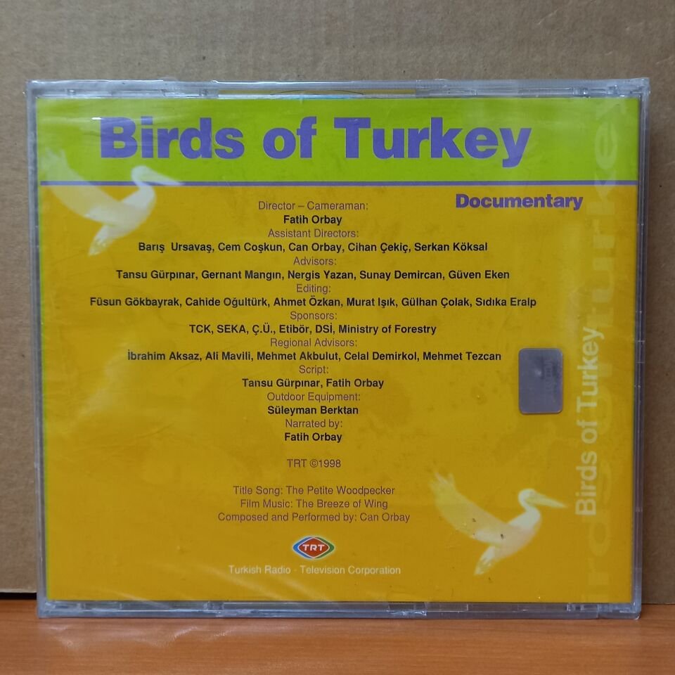 BIRDS OF TURKEY - TRT DOCUMENTARY (1998) - 2CD SIFIR