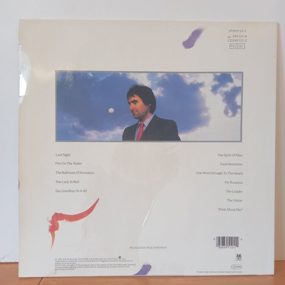 CHRIS DE BURGH – INTO THE LIGHT (1986) - LP 2.EL PLAK