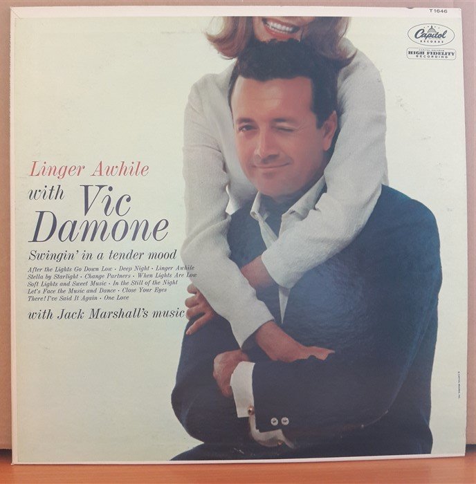 LINGER A WHILE WITH VIC DAMONE - LP 2.EL PLAK