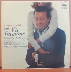 LINGER A WHILE WITH VIC DAMONE - LP 2.EL PLAK