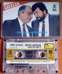 ZEKİ ALASYA / METİN AKPINAR - GECELER 2 (1987) - KASET 2.EL
