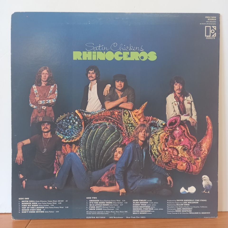 RHINOCEROS – SATIN CHICKENS (1970) - LP 2.EL PLAK