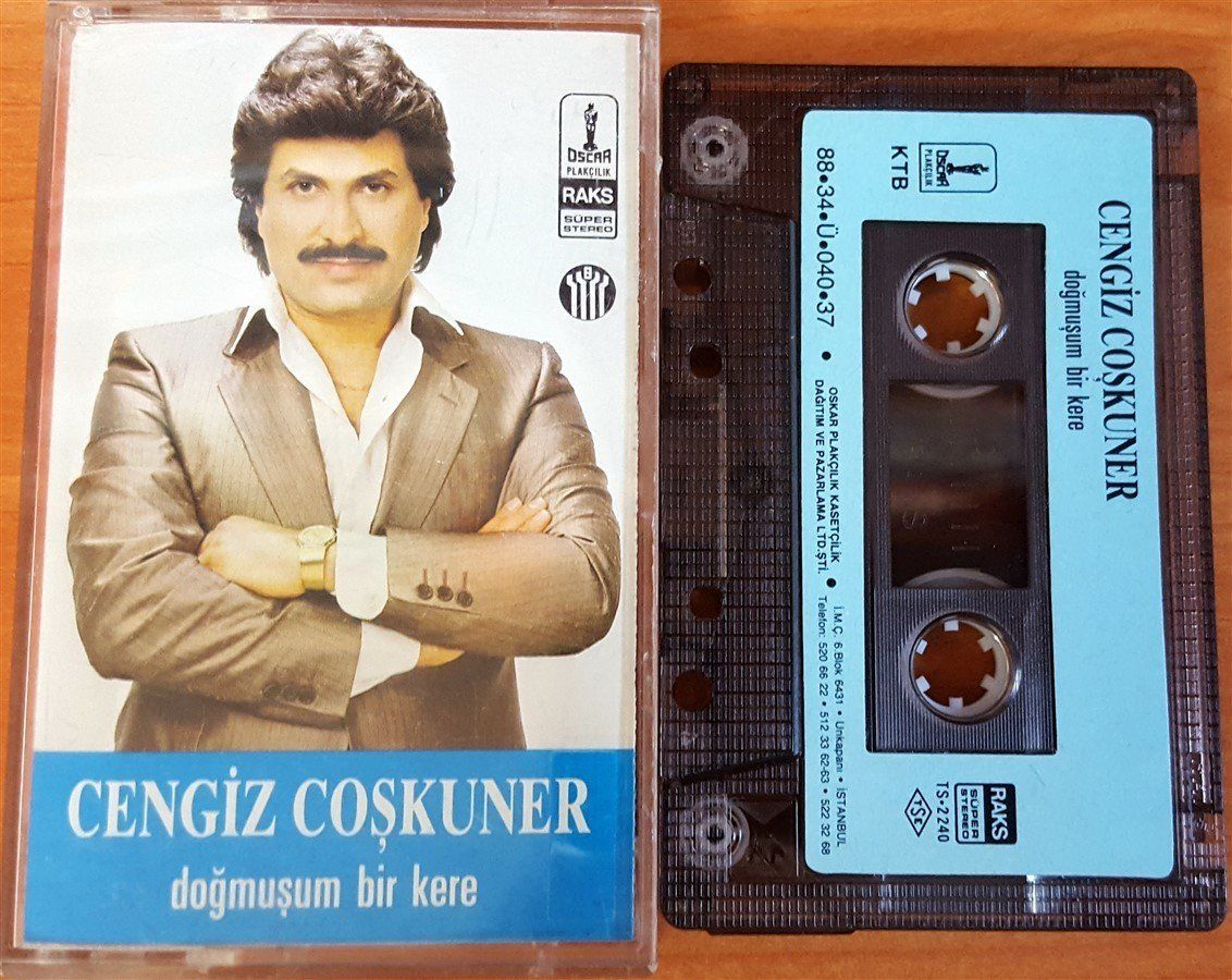 CENGİZ COŞKUNER - DOĞMUŞUM BİR KERE KASET (1988) - 2.EL