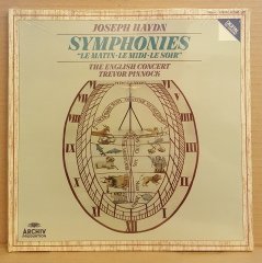 HAYDN - SYMPHONIES LE MATIN / LE MIDI / LE SOIR TREVOR PINNOCK (1987) - LP DÖNEM BASKI SIFIR PLAK