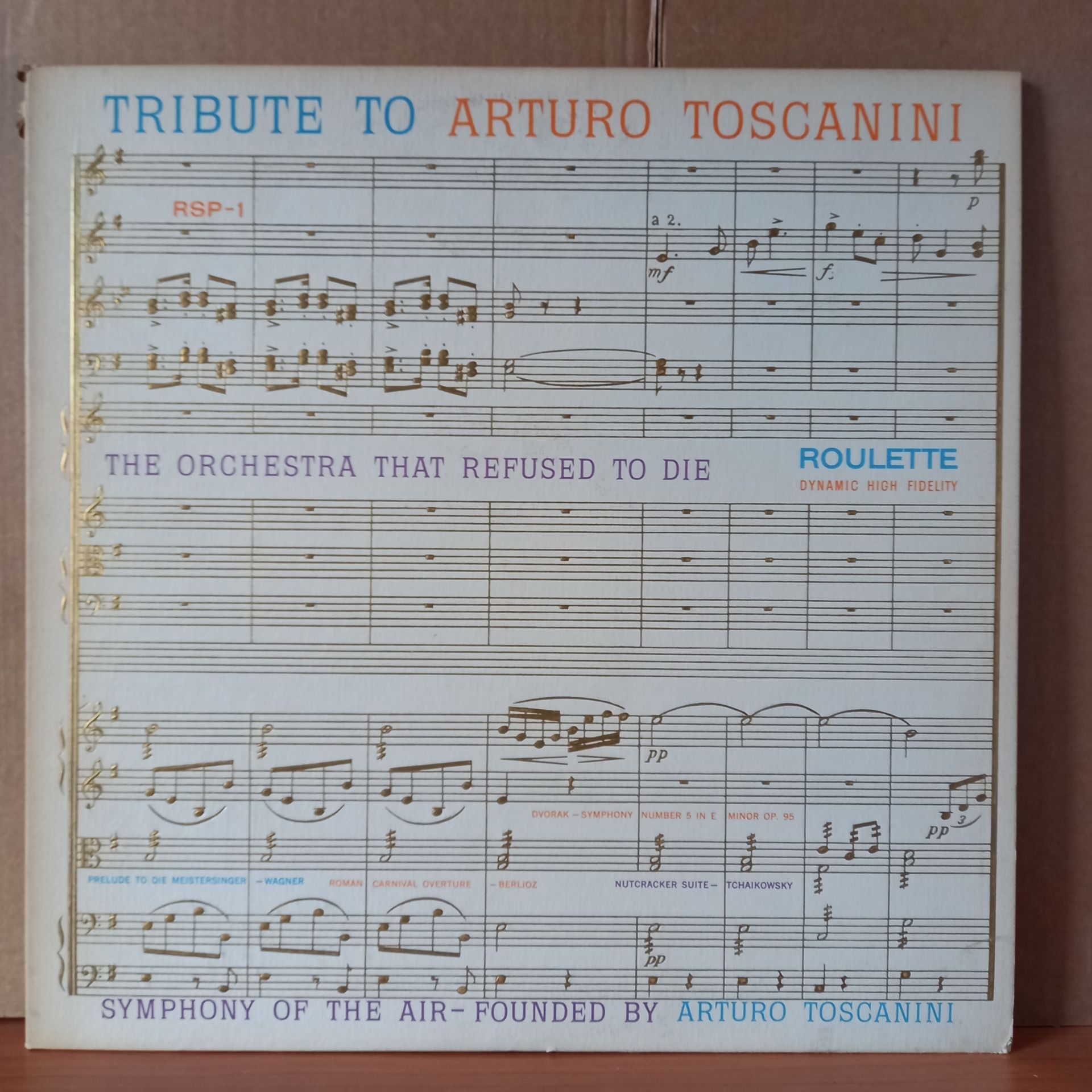 TRIBUTE TO ARTURO TOSCANINI / THE ORCHESTRA THAT REFUSED TO DIE / SYMPHONY OF THE AIR (1958) - 2LP 2.EL PLAK