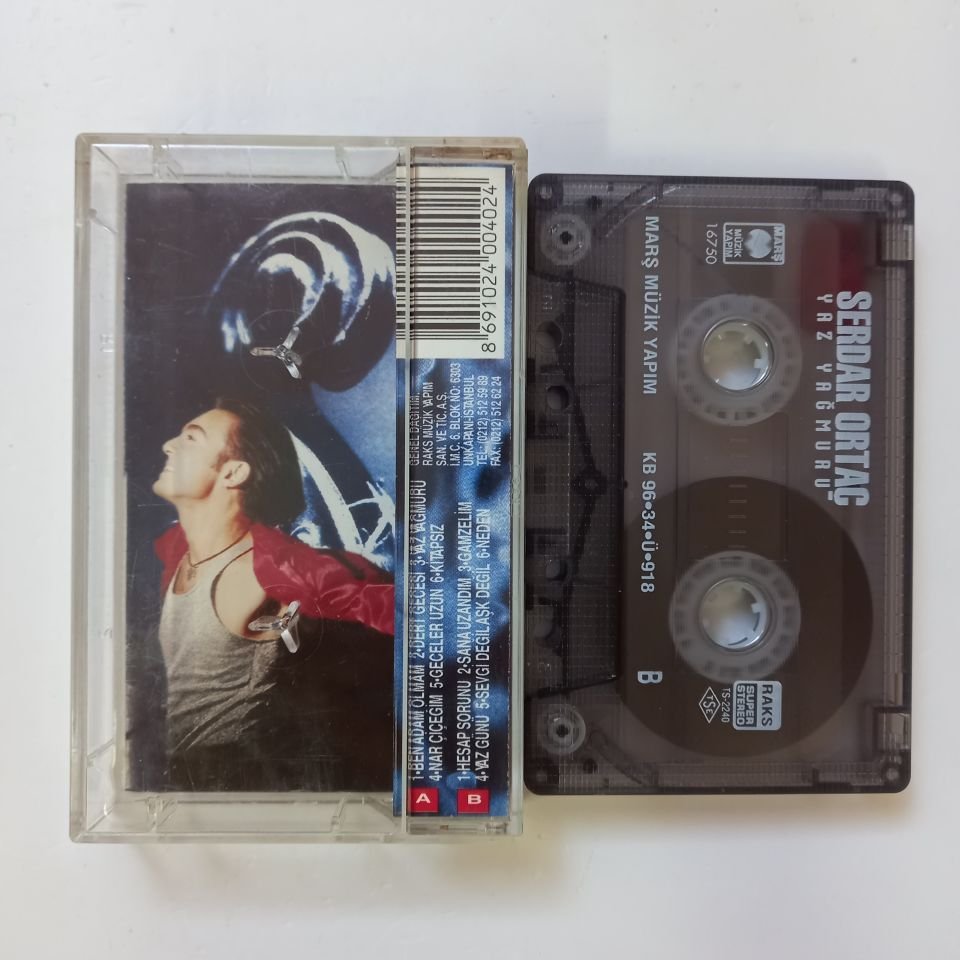 SERDAR ORTAÇ - YAZ YAĞMURU (1996) - KASET 2.EL