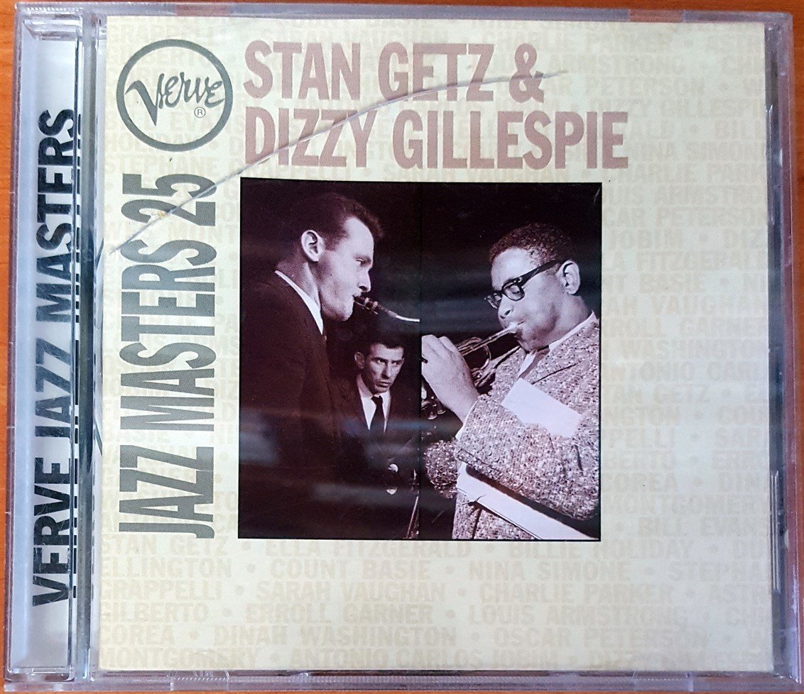 STAN GETZ & DIZZY GILLESPIE / JAZZ MASTERS 25 (1994) VERVE CD 2.EL