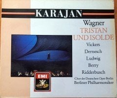 WAGNER - TRISTAN UND ISOLDE / KARAJAN VICKERS DERNESCH LUDWIG BERRY RIDDERBUSCH (1972) 1988 DIGITAL REMASTER / MADE IN WEST GERMANY 4CD 2.EL