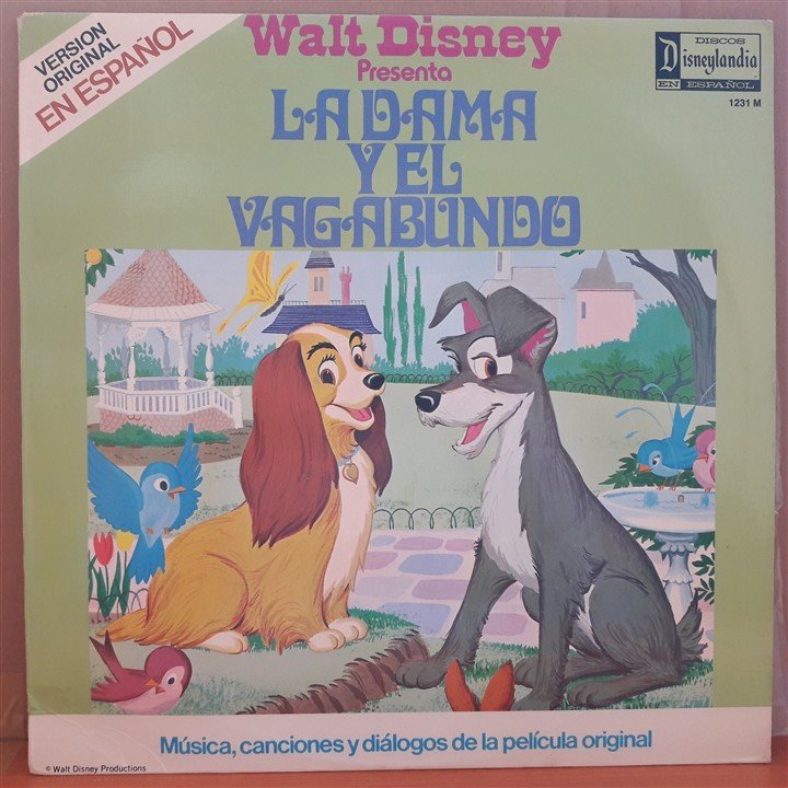 LA DAMA Y EL VAGABUNDO - WALT DISNEY - LP PLAK 2.EL