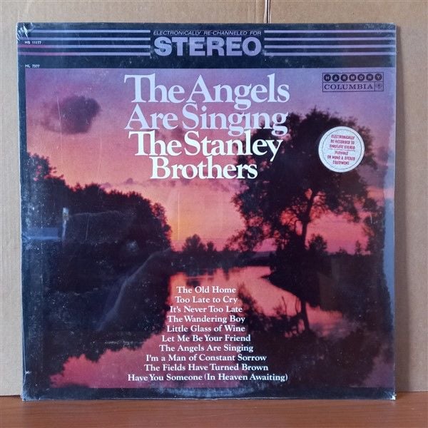 THE STANLEY BROTHERS – THE ANGELS ARE SINGING (1966) - LP DÖNEM BASKISI SIFIR PLAK
