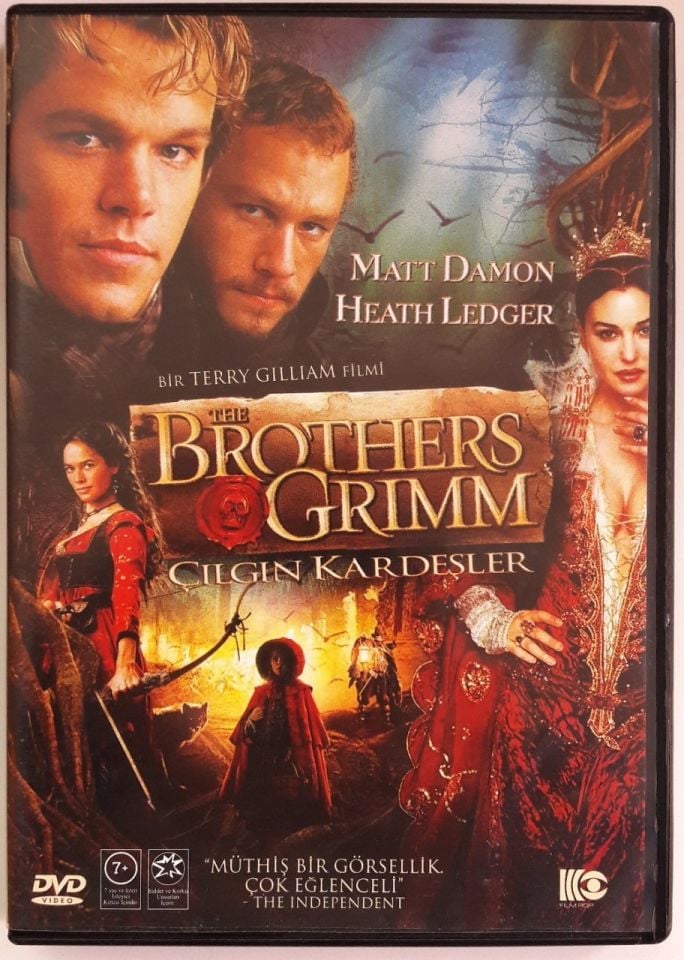 ÇILGIN KARDEŞLER - THE BROTHERS GRIMM - MATT DAMON - HEATH LEDGER - DVD 2.EL