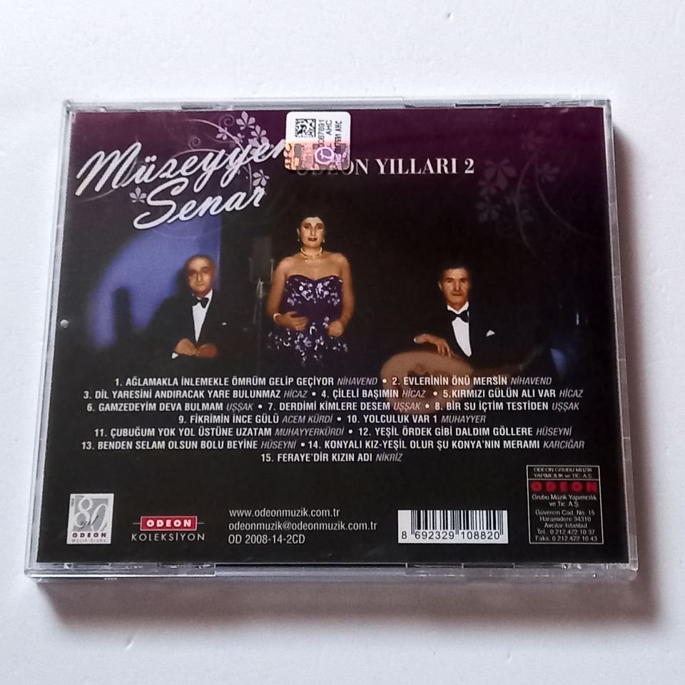 MÜZEYYEN SENAR - ODEON YILLARI 2 (2008) - CD ODEON KOLEKSİYON 2.EL