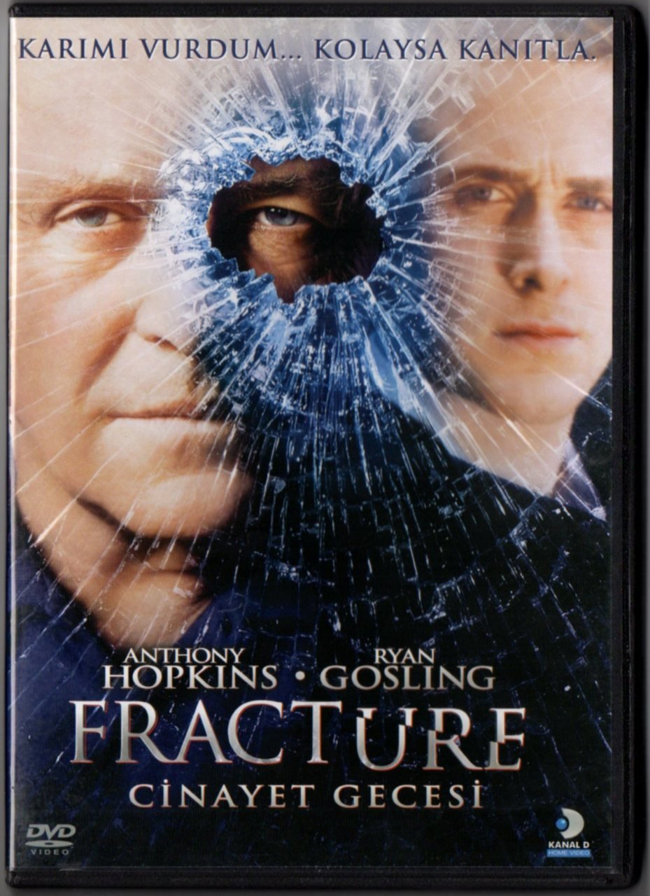 FRACTURE - CİNAYET GECESİ - ANTHONY HOPKINS - RYAN GOSLING - DVD 2.EL
